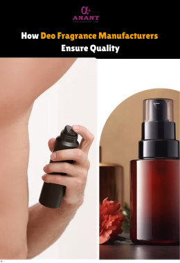 Deo Fragrance Manufacturers